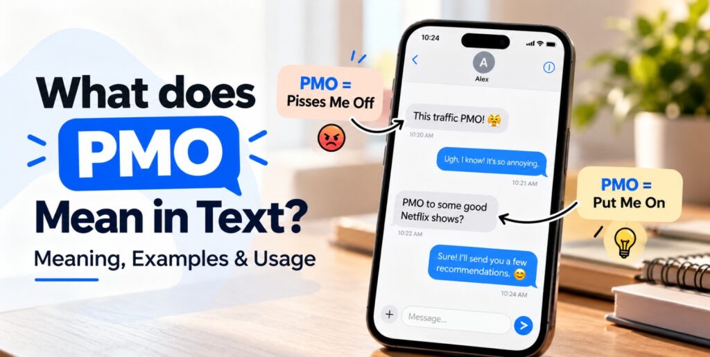 What Does PMO Mean in Text